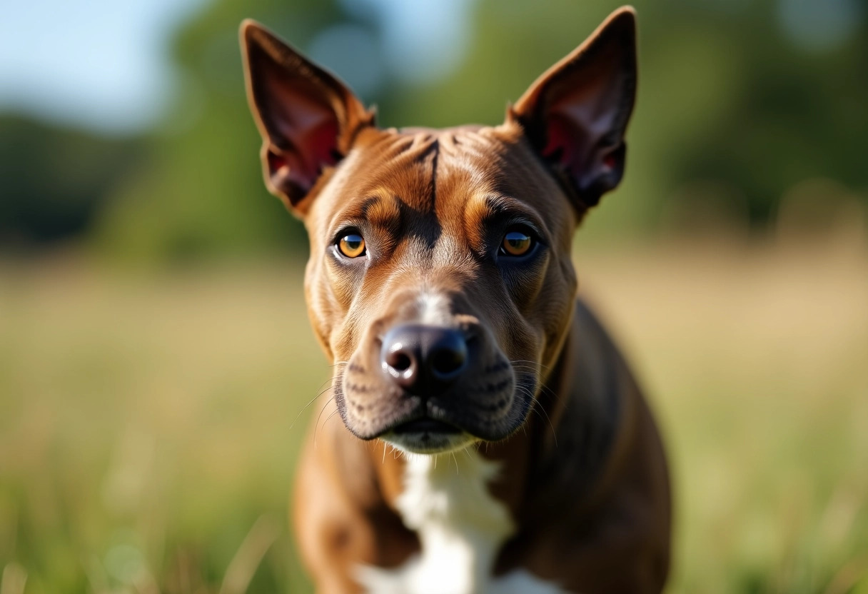 chien staffie