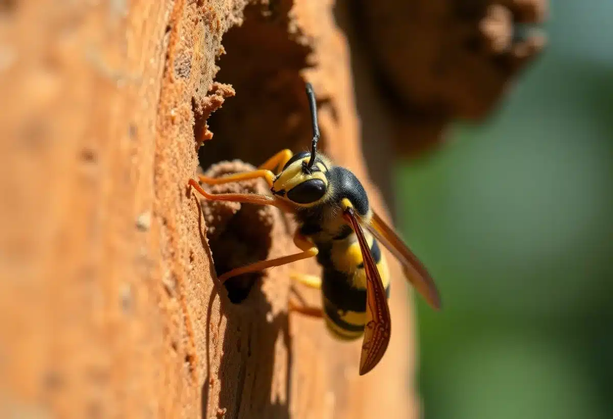 Les secrets surprenants de la guêpe charpentière : un insecte méconnu et fascinant